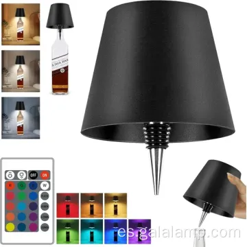 Lámpara de botella de vino LED de control táctil moderno